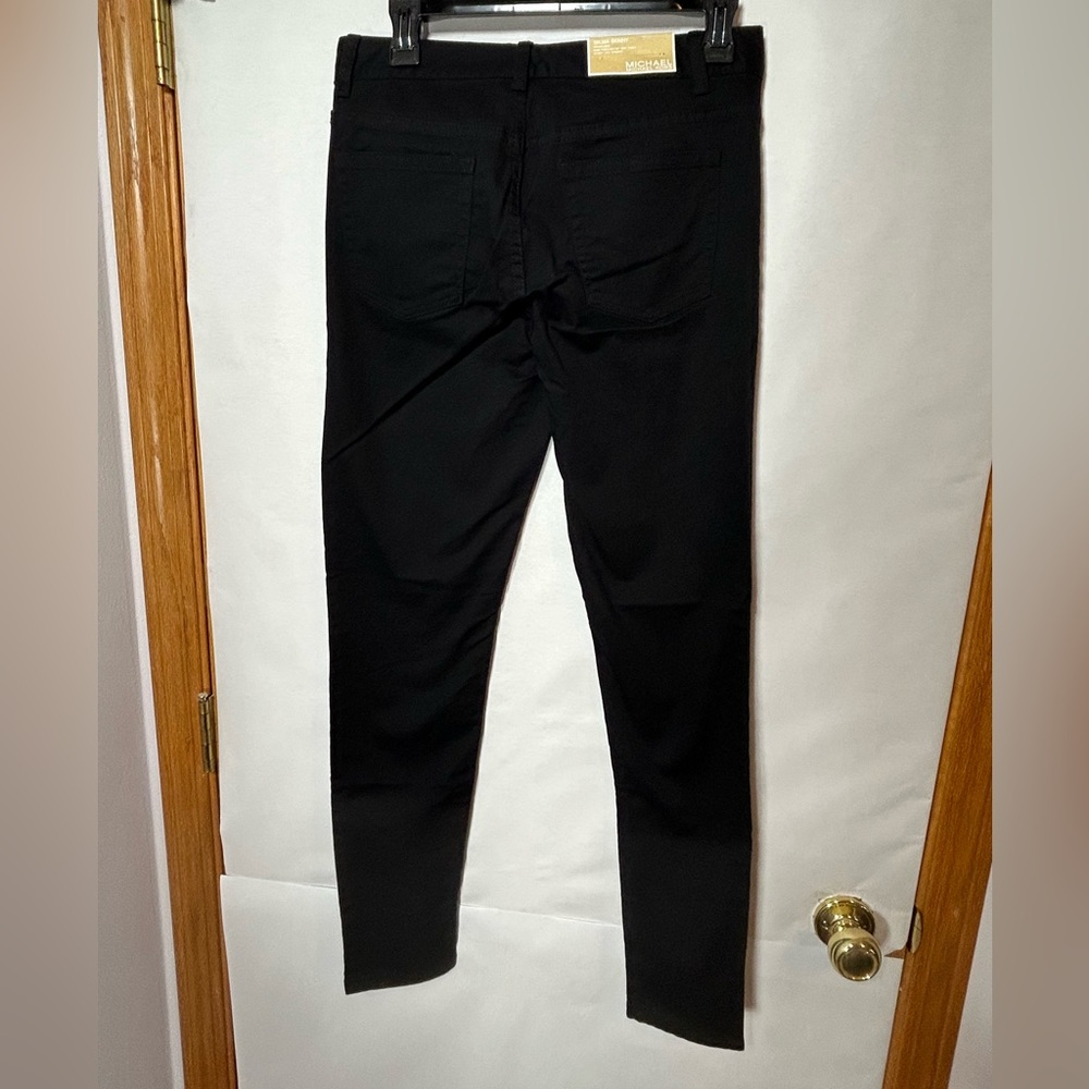 NWT Michael Kors Black Selma Skinny Jeans Size 6 - Picture 7 of 9